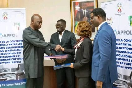 Togo : Une nouvelle convention pour renforcer la prise en charge de la santé visuelle dans le cadre de l’AMU.