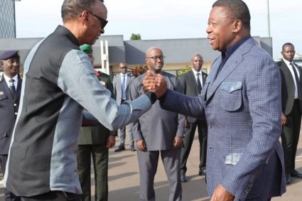 Faure Gnassingbé en visite à Kigali pour des consultations sur la paix dans la région des Grands Lacs